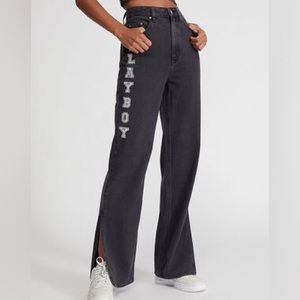 Playboy by Pacsun Black Boyfriend Jeans